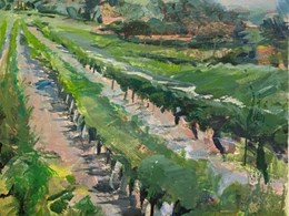 Castillo Monterrei. Segundo premio Concurso pintura Monterrei