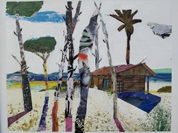 Chiringuito Playa Montalvo. Accésit IX Certamen de pintura Arra 