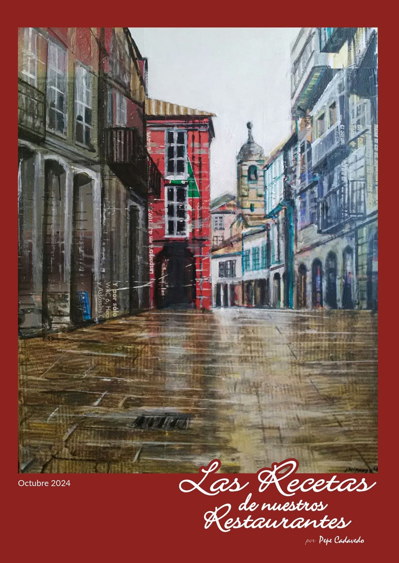 Portada libro recetas de nuestros restaurantes 2024, por Pepe Cadavedo