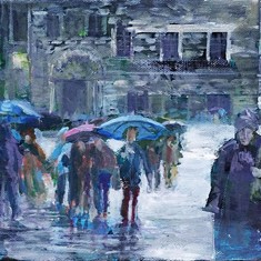 lluvia en Santiago